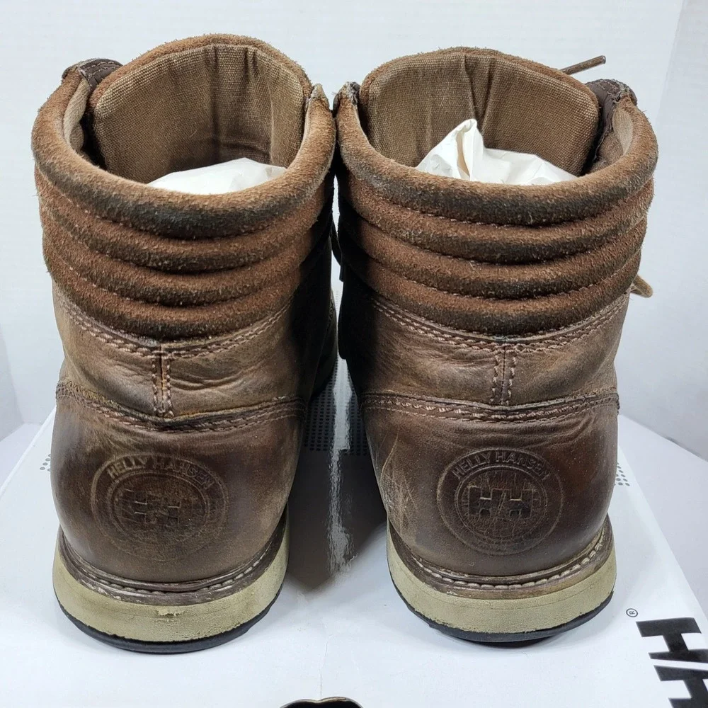Helly Hansen‎ Conrad Mens 9 Chestnut Leather Boots Brown 108-76.740 Gorpcore